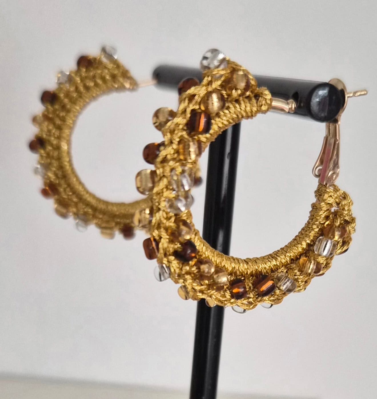 Créoles Starlight - crochet fait main YZÏAME