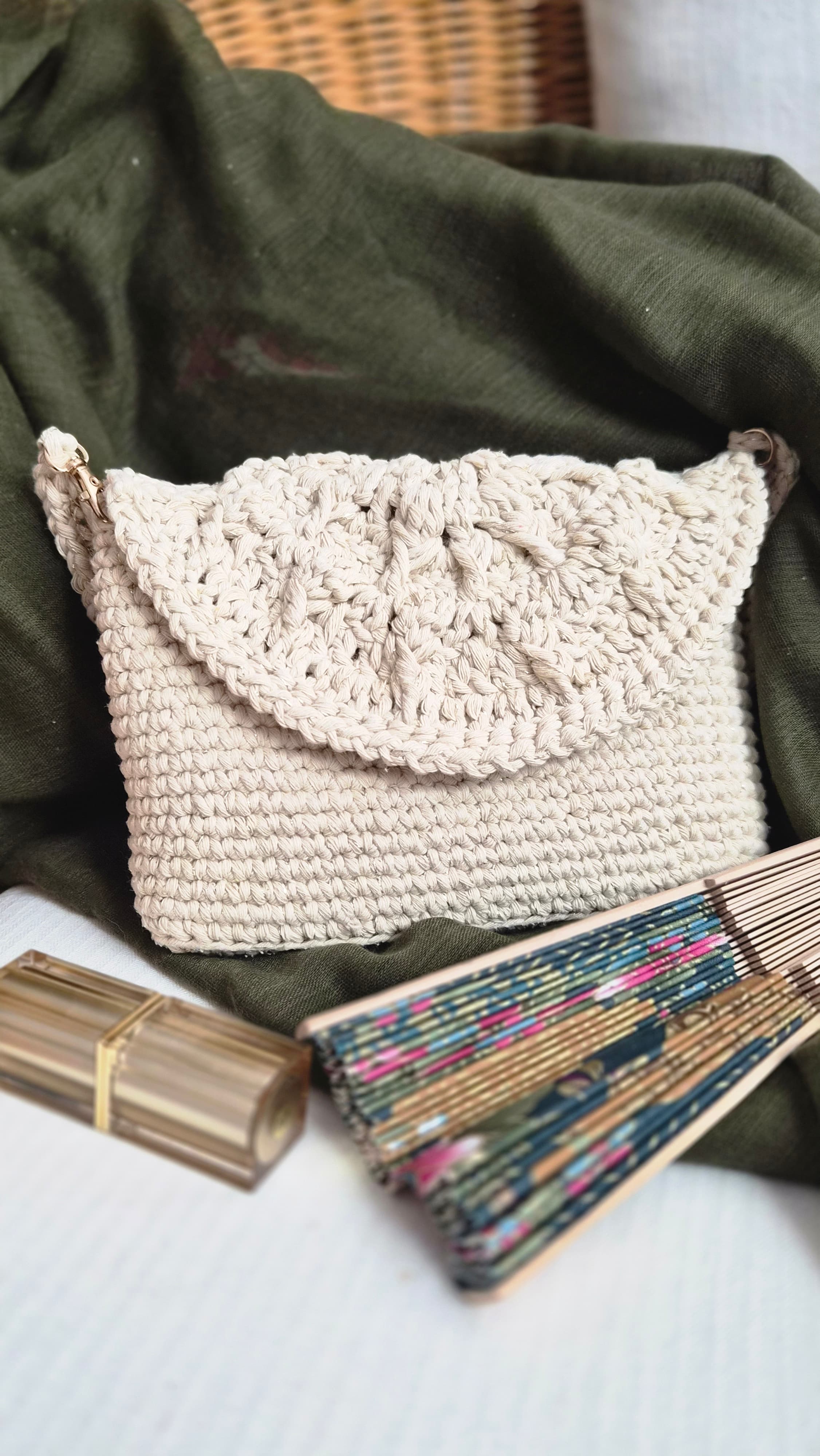 Pochette Maud - crochet fait main YZÏAME